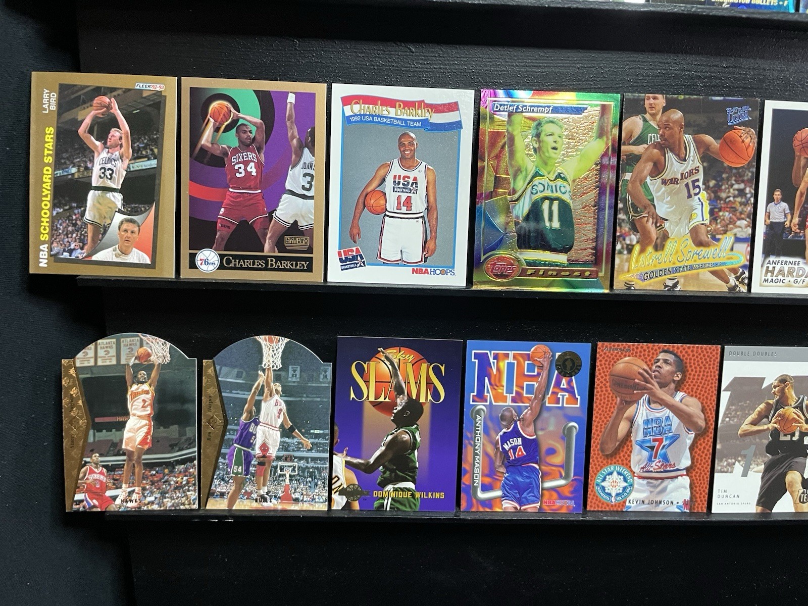 1990s Refractor/ Insert/ Parallel 60-Card Basketball Lot Die-Cut HOF Jordan view 6