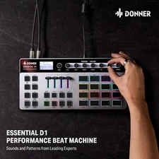 Donner D1 Step Sequencer Drum Machine.