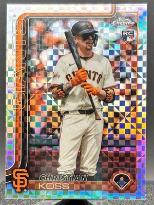 2025 Topps Chrome Update Series - Christian Koss #USC26 X-Fractor (RC)