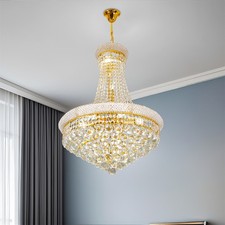 K9 Kristall Kronleuchter Rund Deckenleuchte Pendelleuchte Küche Insel Wohnzimmer