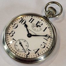 F55 AWESOME 16s UP DOWN WIND INDICATOR 23J WALTHAM VANGUARD RAILROAD WATCH!