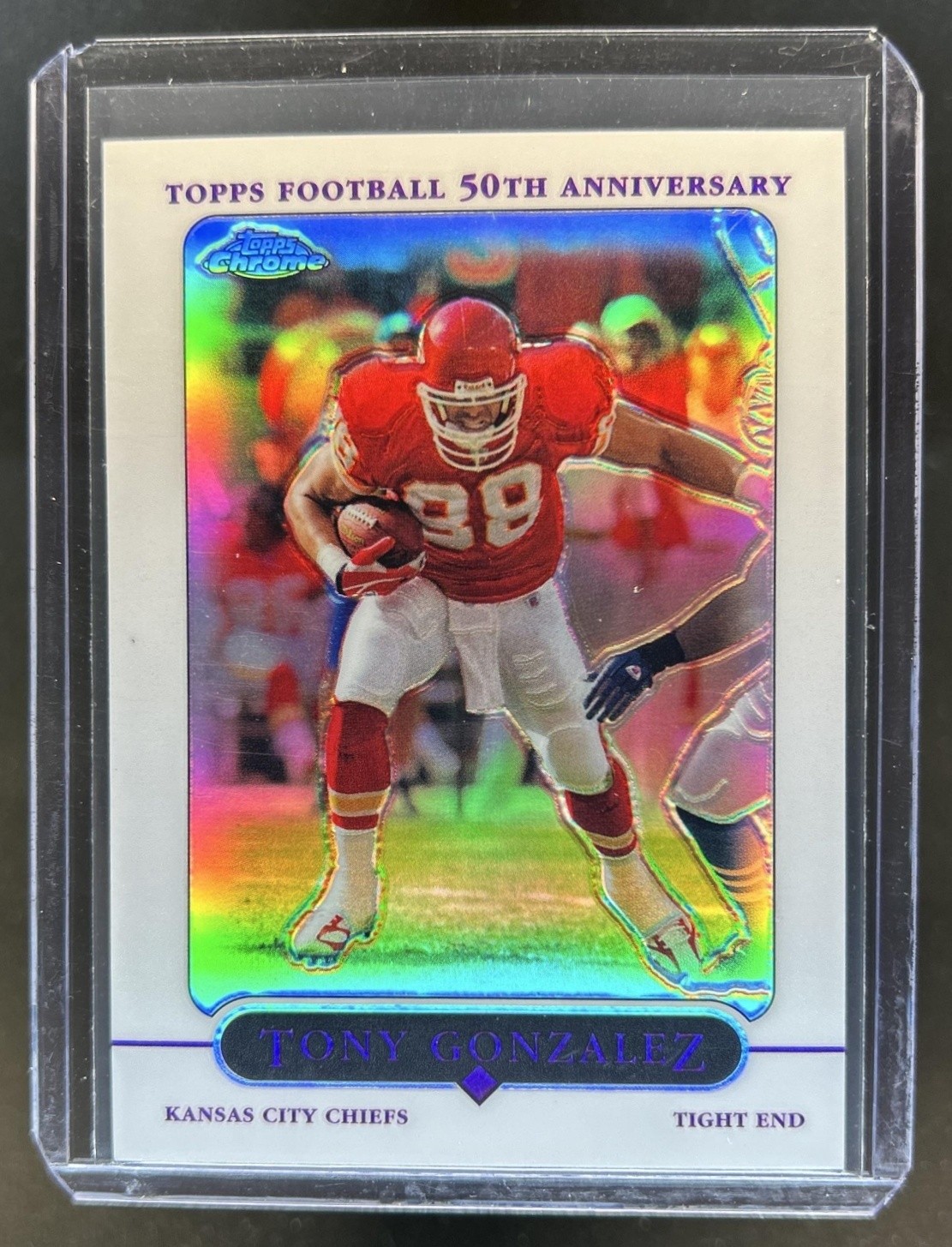 2005 Topps Chrome Tony Gonzalez Refractor #96 Chiefs