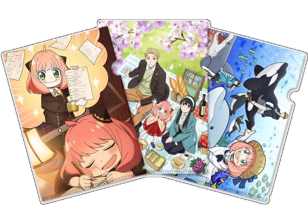 Clearfile Set/Folien A4 - Spy x Family (3 Stück) Merchandise  *NEU*OVP*