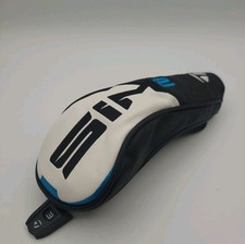 TaylorMade Golf SIM 2 Fairway Hybrid Rescue Black White Golf Club Head Cover