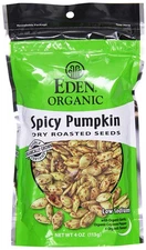 Eden Foods, Organic, Spicy Pumpkin Dry Roasted Seeds, 4 Ounce