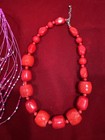Women’s Fashion Jewelry Mixed Lot - 3pc Multicolor Beaded Necklaces & Earrings — photo 4