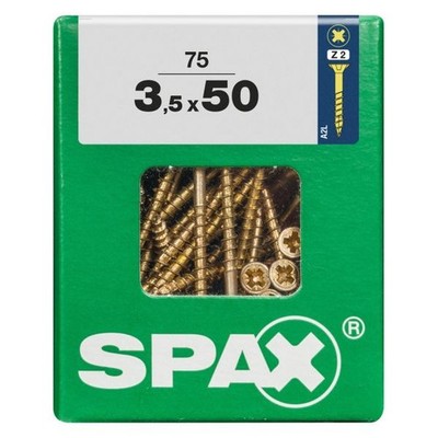 Spax Universalschrauben 3.5 x 50 mm PZ 2 - 75 Stk.  Schraube