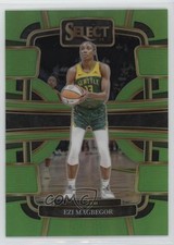 2024 Panini Select WNBA Concourse Neon Green Prizm 30/75 Ezi Magbegor #42 ld5