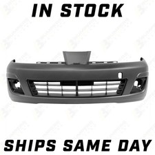 New Primered - Front Bumper Cover Fascia Replacement For 2007-2012 Nissan Versa