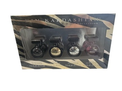 Kim Kardashian Signature Gold Love Glam Perfume Miniature Set 4 x 7.5mL