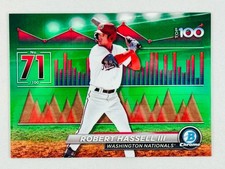 Robert Hassell III 2024 Bowman #BTP-71 Scouts' Top 100 Green Refractors 81/99