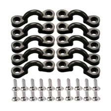 Kayak Pad Eye Kit Nylon Bungee Deck Loops Accessories Easy Installation Kayak