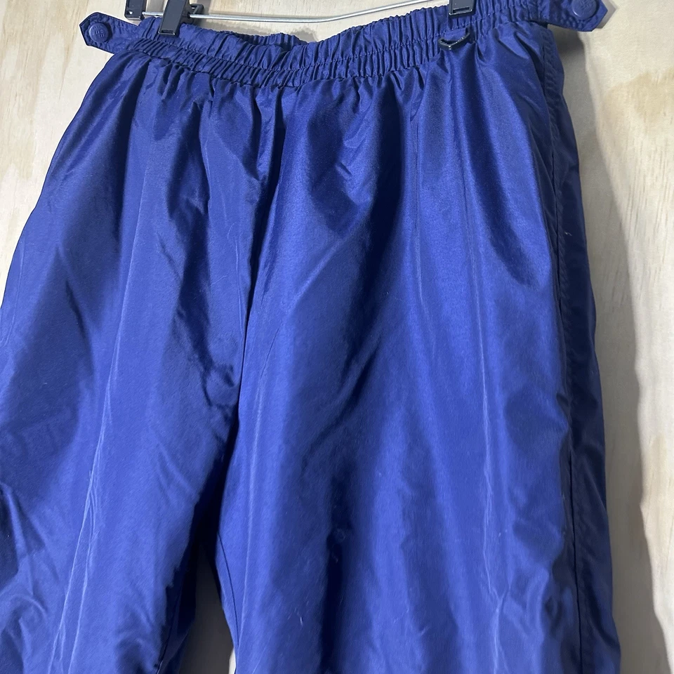 Pantalones de nieve forrados de lana Columbia para mujer talla grande azul nailon esquí snowboard Foto 3 de 4