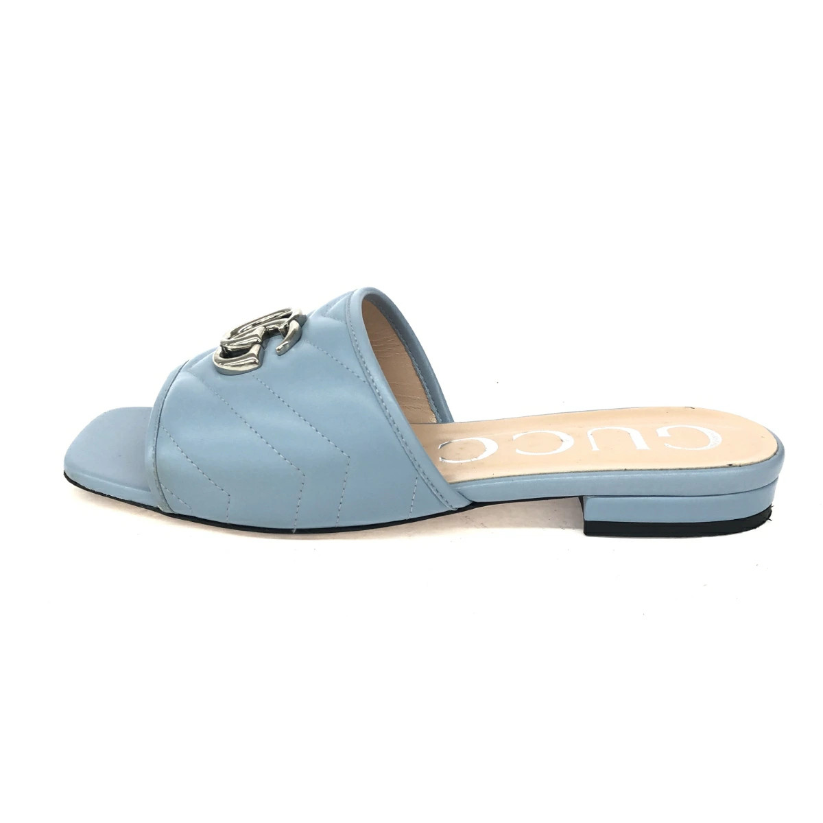 GUCCI sandals in Listed size: 36 GG Marmont Blue Ladies thumbnail 2