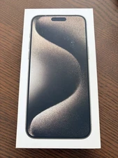 Apple A2849 MU6D3LL/A iPhone 15 Pro MAX  White Titanium 512GB, Empty Box ONLY
