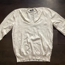 Dolce Gabbana White Pullover Mens Shirt Size 54 Euro
