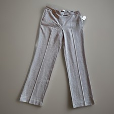 Kasper Women  s 8 Gray Straight Leg Dress Pants Career Office Slacks NWT