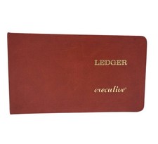 Ledger Outfit #1400 Executive by Stuart Hall Accounting Record Book Binder Vtg