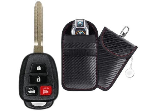Replacement Key Fob Remote FCC HYQ12BEL New Keyless Entry OEM Compatible w/Case - Picture 1 of 7