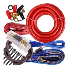 3500W to 6500W Gravity 4 Gauge Amplifier Installation Wiring Kit Amp PK1 4 Ga...