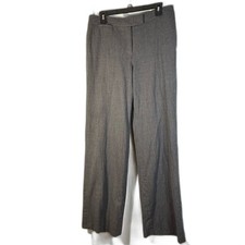Talbots wool Gray Wide-Leg Trousers fully lined Made in Italy Size 12