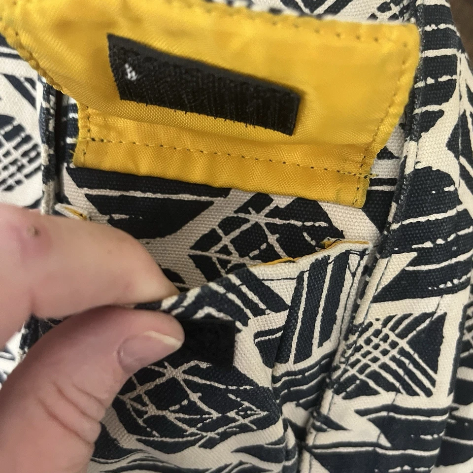 Bolso Bandolera Kavu Cuerda Azul Marfil Original Grande Usado en Excelente Condición Unisex Senderismo Camping Viaje Foto 2 de 4