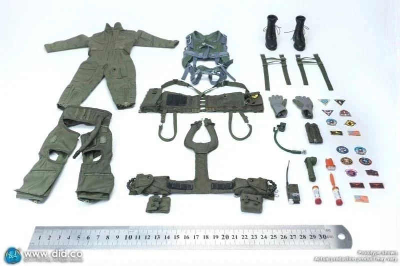 Pilote F-14 accessoire 1/6 Top Gun DID E60081 pour diorama miniature de salon