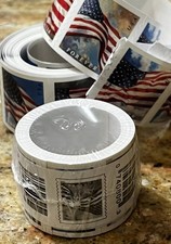 A Rolls Of 100 2023/2024 U.S. Flag First Class US Postage Stamps