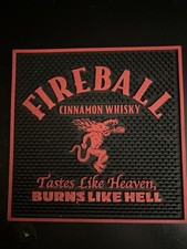FIREBALL CINNAMON WHISKY RUBBER SPILL BAR MAT...