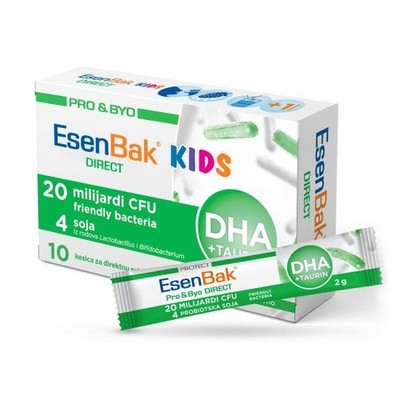 Esenbak Direkt Kids Probiotic DHA Taurin 10 Sachets Children s Digestive...