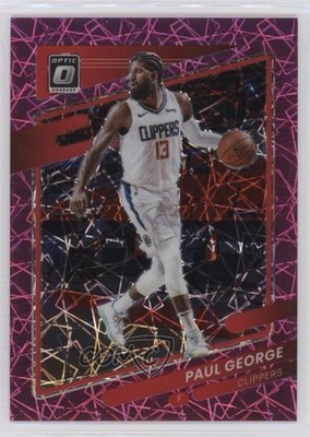2021-22 Panini Donruss Optic Pink Velocity Prizm 12/79 Paul George #10 ne1
