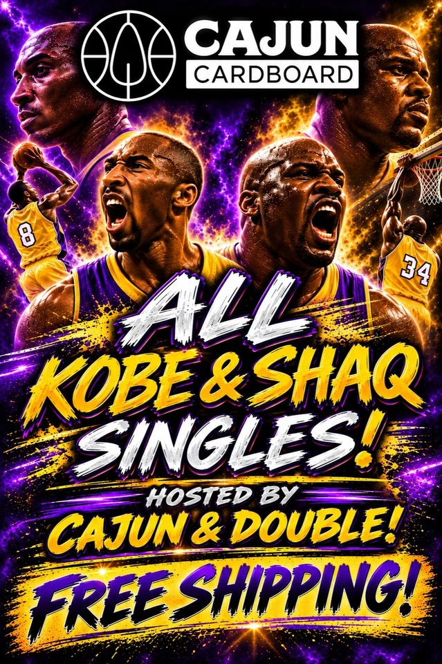 KOBE & SHAQ ONLY SINGLES! FREE SHIPPING