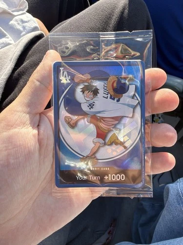 One Piece x Los Angeles Dodgers Luffy Card SGA 7/2/26 2026 On Hand