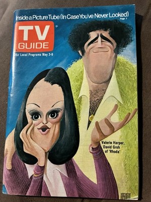 TV Guide Magazine May 3, 1975 Rhoda Valerie Harper David Groh Cover No Label