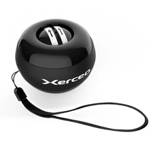 Xerceo Auto-Start Power Gyro Ball, for Wrist & Forearm Training, Black