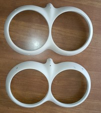 1958 - 1961 Original Corvette Headlight Bezels Pair Primed ready for paint