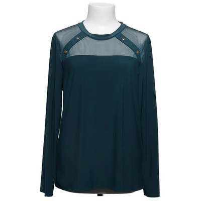 Adele & May, Bluse, Größe: L, Grün, Elasthan/Polyester, Einfarbig, Damen #ZV1