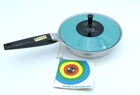 Vintage Griswold Turquoise 8" Cast Aluminum Skillet with Matching Lid No. 95 MCM