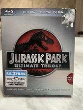 Jurassic Park Blu-ray Ultimate Trilogy DVD 3-Disc Set New Sealed