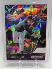 2020 Panini Prizm Draft Picks Brandon Pfaadt Burgundy Cracked Ice Prizm #PDP149