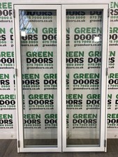THIN NARROW FRENCH DOOR ALUMINIUM RATIONEL DOUBLE GLAZED EXTERNAL EXTERIOR