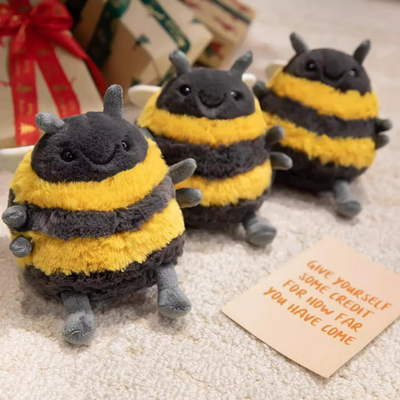 Adorable Albee Bee Elephant Plush Toy 16cm Soft Stuffed Animal