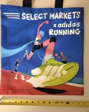 Tote Bag From Boston Select Markets Thrift Fair Collaboration w Adidas Running