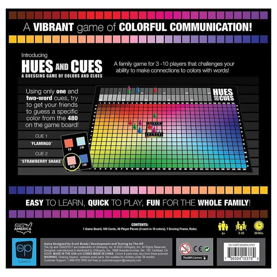 Hues and Cues Board Game For 3-10 Players Ages 8+ - Image 3 of 4