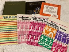 Lot of 7 music sheets books for organ