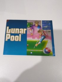 Lunar Pool NES Game PAL Untested