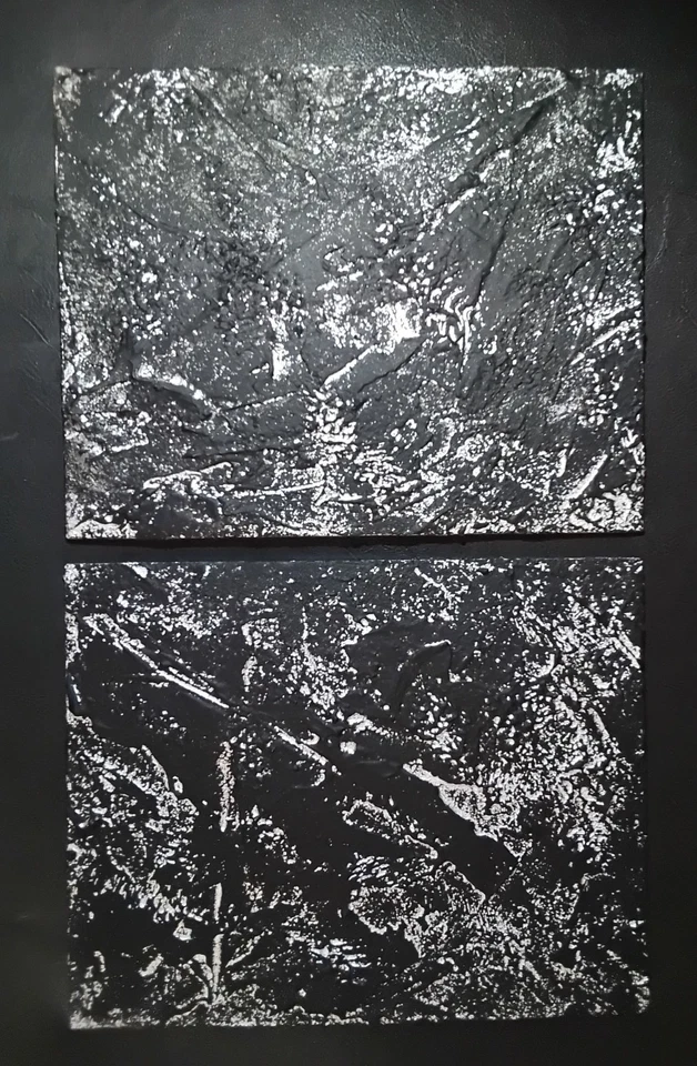 Original Irish Abstract Mixed Media Paint Canvas Art Signed Dismaland Banksy  Foto 4 de 4