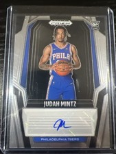 2024-25 Panini Prizm Black - Rookie Signatures Judah Mintz #RS-MIN (AU, RC)