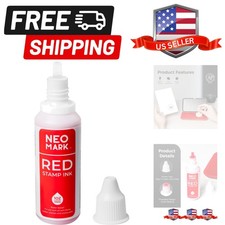 Stamp Ink, Quick-Drying and AP-Certified Non-Toxic Refill Ink for Self-Inking...