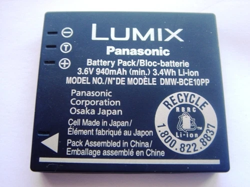 Original Panasonic Lumix DMC-FS5 DMC-FS3S Battery